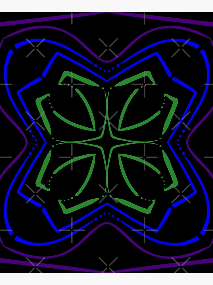 Cool Funky Symmetry Kaleidoscope by that5280lady