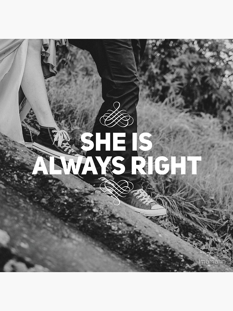 Thumbnail 4 of 4, Pillow, "She is Always Right" - pg. 33 designed and sold by imamahn.
