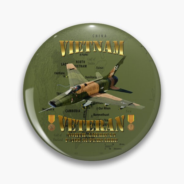 Item preview, F-100 Super Sabre Vietnam Veteran designed and sold by Mil Merchant.