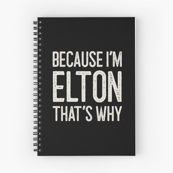 Item preview, Because I’m Elton That’s Why Funny Personalized Name designed and sold by MariosNydras.