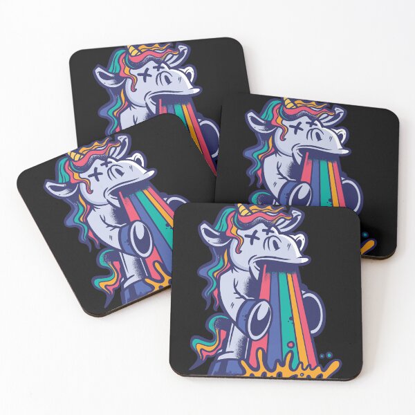 Item preview, Unicorn Rainbow Vomit Vomiting Rainbow designed and sold by MasterKlaw.