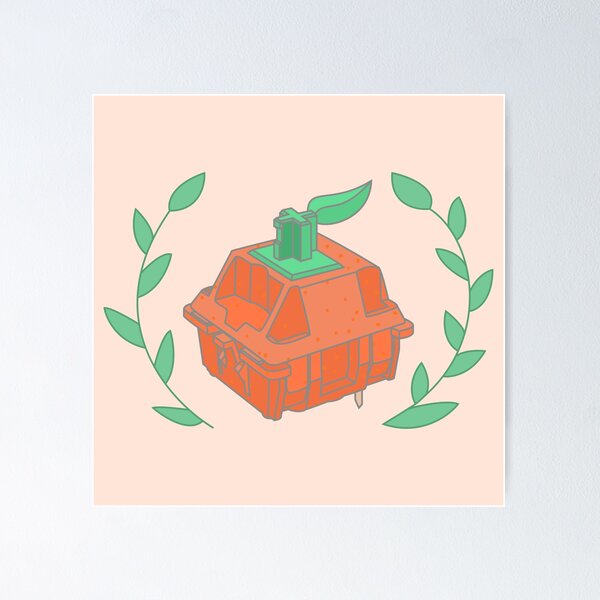 Item preview, Tangerine Mechanical Switch Fruit designed and sold by Vectorations.