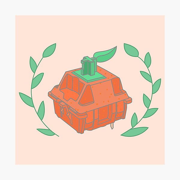 Item preview, Tangerine Mechanical Switch Fruit designed and sold by Vectorations.