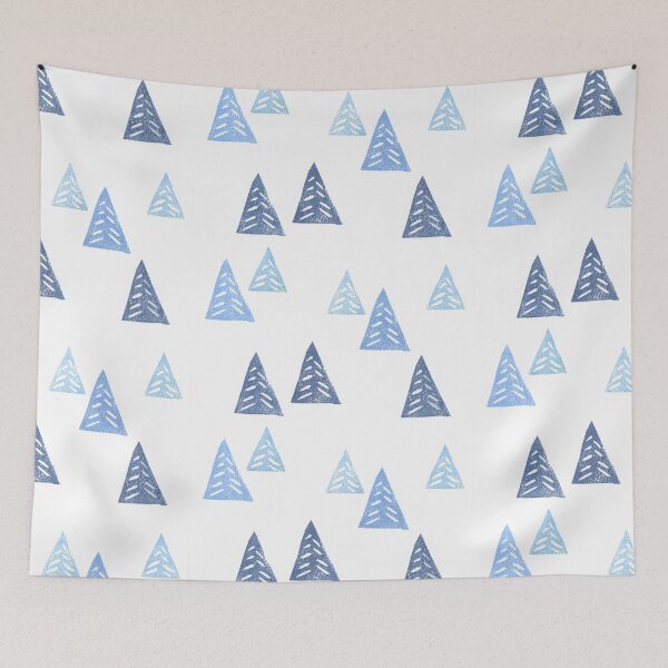Item preview, Blue Winter Trees designed and sold by ellenmueller.