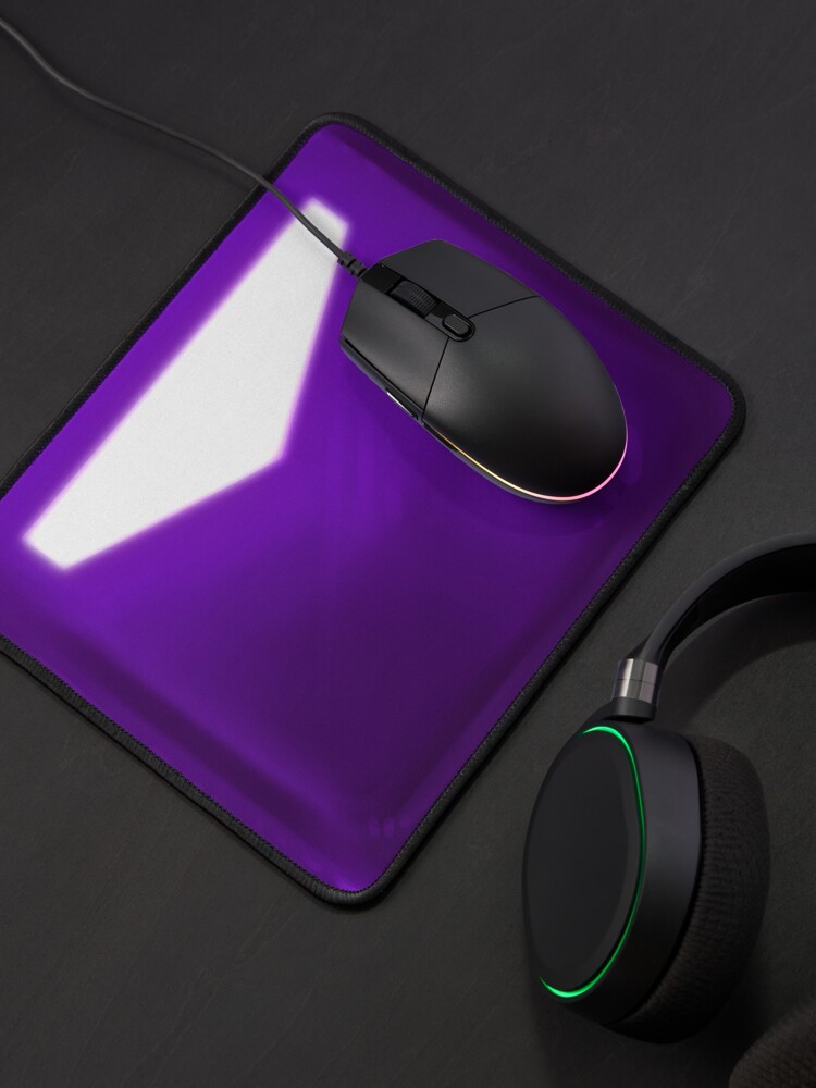 Beat Saber Violet Purple Cube Block Mouse Pad