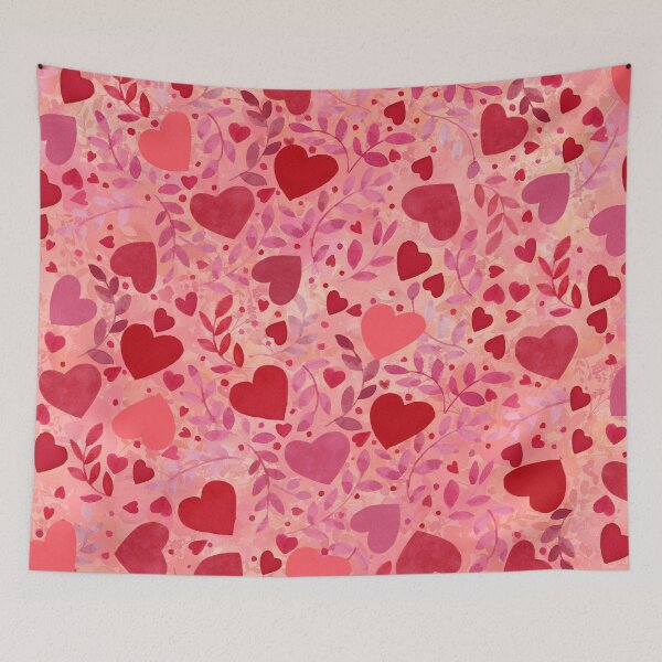 Item preview, Valentine's Day Hearts Pattern  designed and sold by Sue Zipkin.