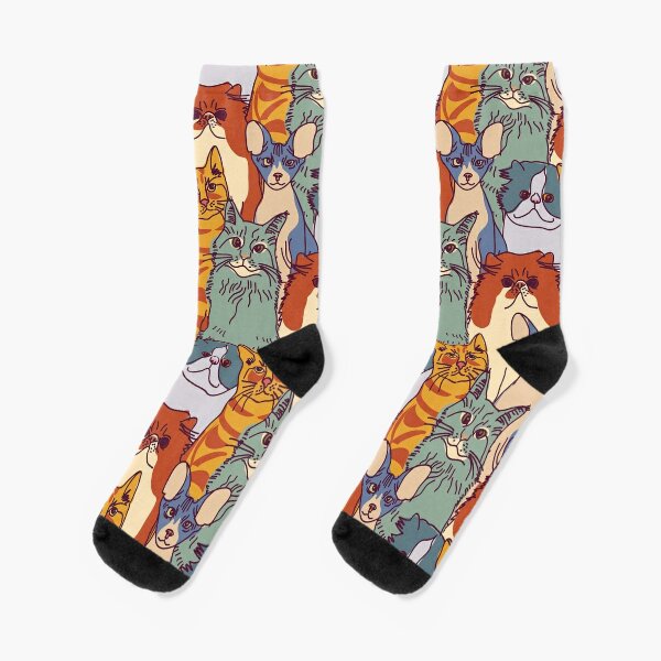 Crazy Socks Twinkies Fun Print Novelty Crew Socks for Men 