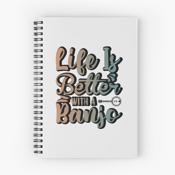 Item preview, Life is better with a Banjo retro sticker design  designed and sold by PositiveStudio.