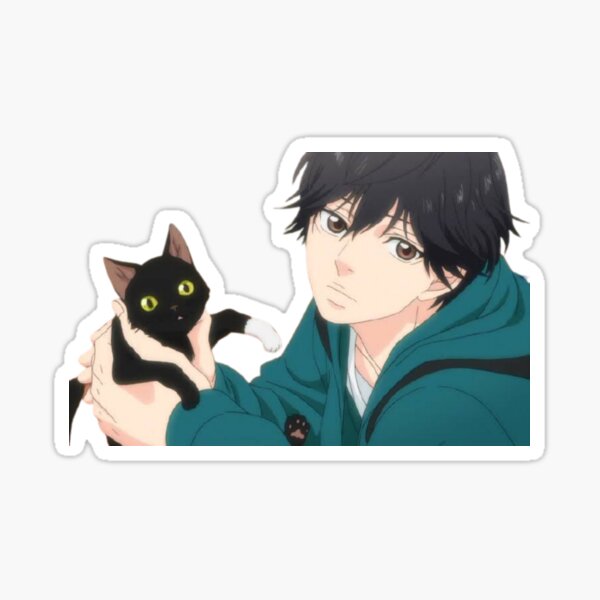 Ao Haru Ride - Futaba Yoshioka & Kou Mabuchi  Sticker for Sale by balvrz