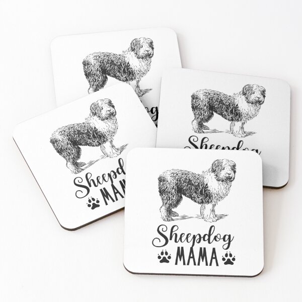 Item preview, Sheepdog Mama | Sheepdog Mom | Sheepdog Gift designed and sold by Presto Prints Design.
