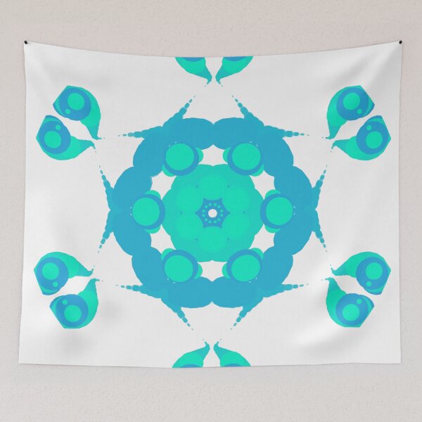 Item preview, Flowing Blue Mandala designed and sold by Ariel Guevara.