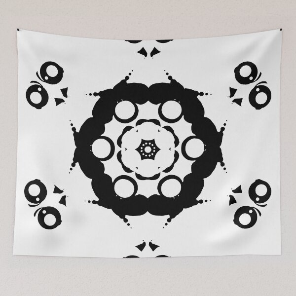 Item preview, Flowing Black Mandala designed and sold by Ariel Guevara.