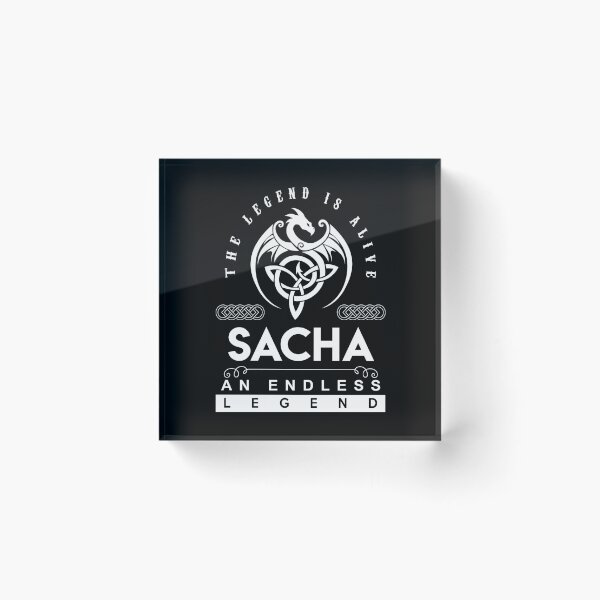 Item preview, Sacha Name T Shirt - Sacha The Legend Is Alive - An Endless Legend Gift Item Tee designed and sold by nauglesamatha.