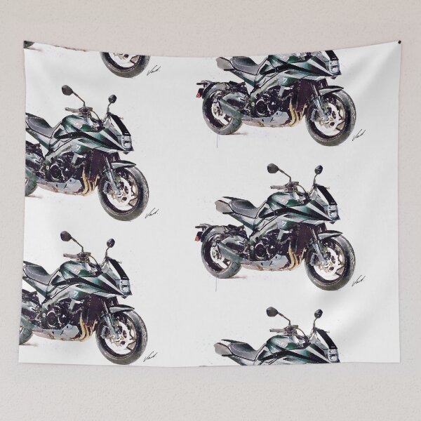 Item preview, Watercolor Katana Naked Motorcycle - original artwork by Vart. designed and sold by vartstudio.