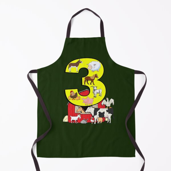Item preview, Birthday 3 Year Old Cute Graphic Design Farm Animals designed and sold by tamdevo1.