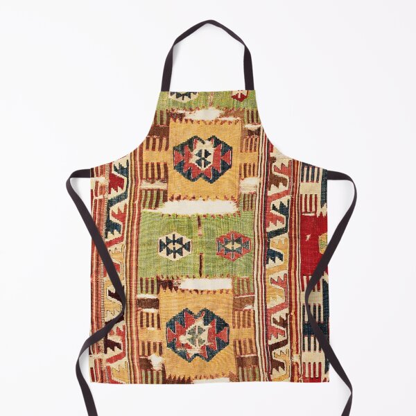Item preview, Sivrihisar Antique Turkish Eskisehir Kilim Print designed and sold by Vicky Brago-Mitchell®.
