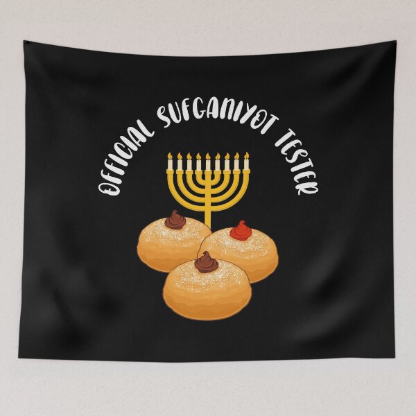 Item preview, Hanukkah Menorah Official Tester Sufganiyot graphic designed and sold by jakehughes2015.