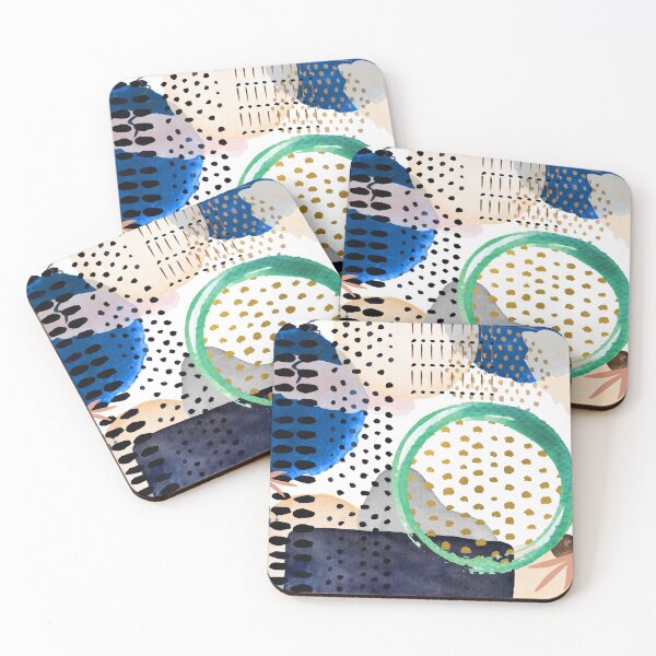 Item preview, Blue Dots Abstract designed and sold by Project182500.