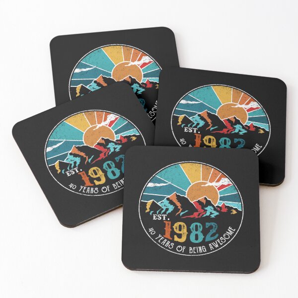 Item preview, Est. 1982 40 Year of Being Awesome Vintage 40th Birthday designed and sold by Kezichy.