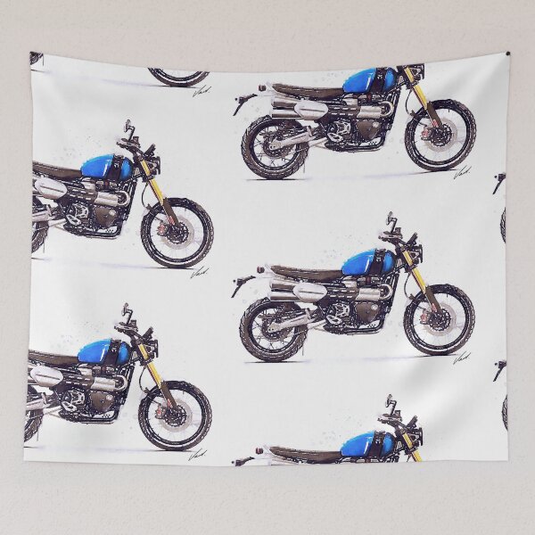 Item preview, Watercolor Scrambler 1200 Motorcycle - original watercolor by Vart. designed and sold by vartstudio.