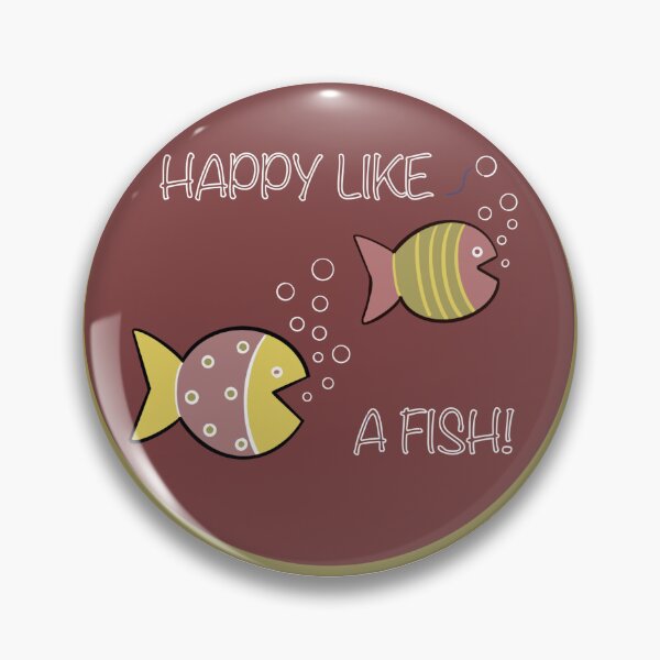 Item preview, Happy like a fish designed and sold by Muensterman.