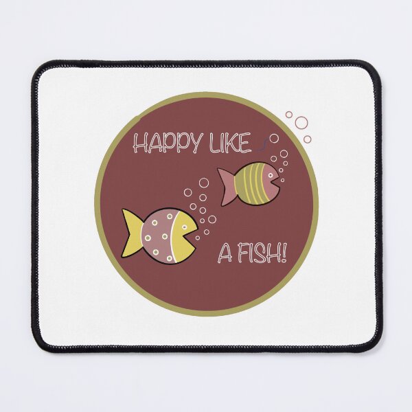 Item preview, Happy like a fish designed and sold by Muensterman.