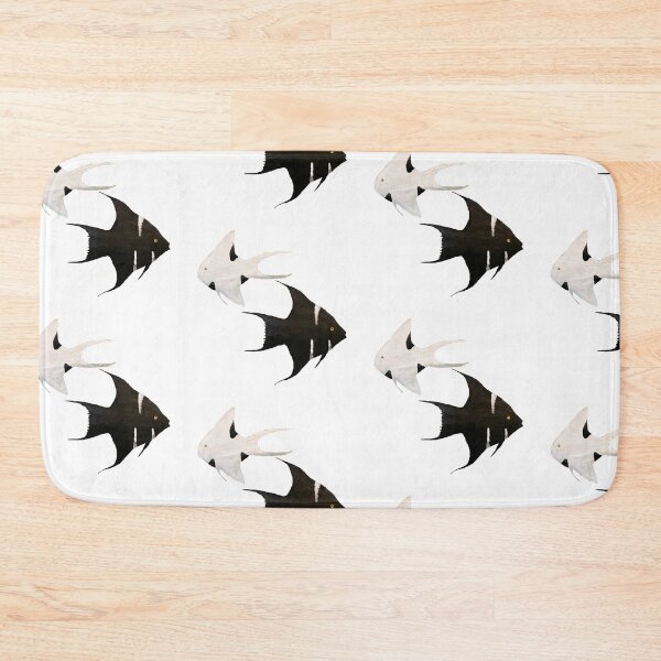 Item preview, Angelfish yin yang sticker designed and sold by ImperialRose.