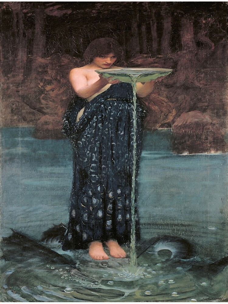 John William Waterhouse's Circe Invidiosa Premium Matte Vertical Poster ...