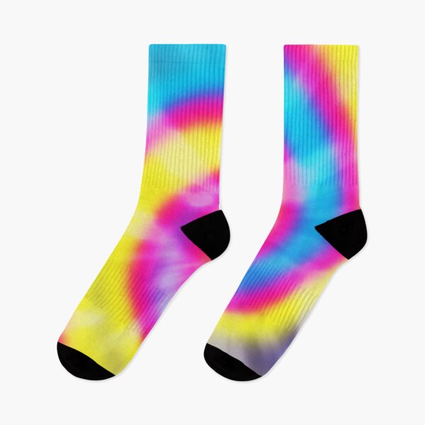 Item preview, Colorful Tie Dye Novelty Funny Crew Socks Crazy Galaxy Funky Athletic Socks for Men Women Hip Hop Design designed and sold by NOorYES.