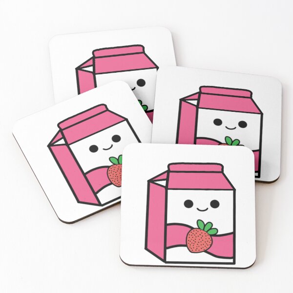 Item preview, Kawaii Milk Carton: Strawberry designed and sold by Mysticartshop.