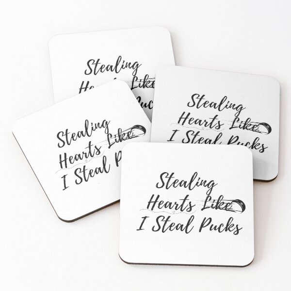 Item preview,  Stealing Hearts Like I Steal Pucks Valentines Day Ice Hockey , Love Ice Hockey , Valentine's Day Ice Hockey  designed and sold by Alexa5454.
