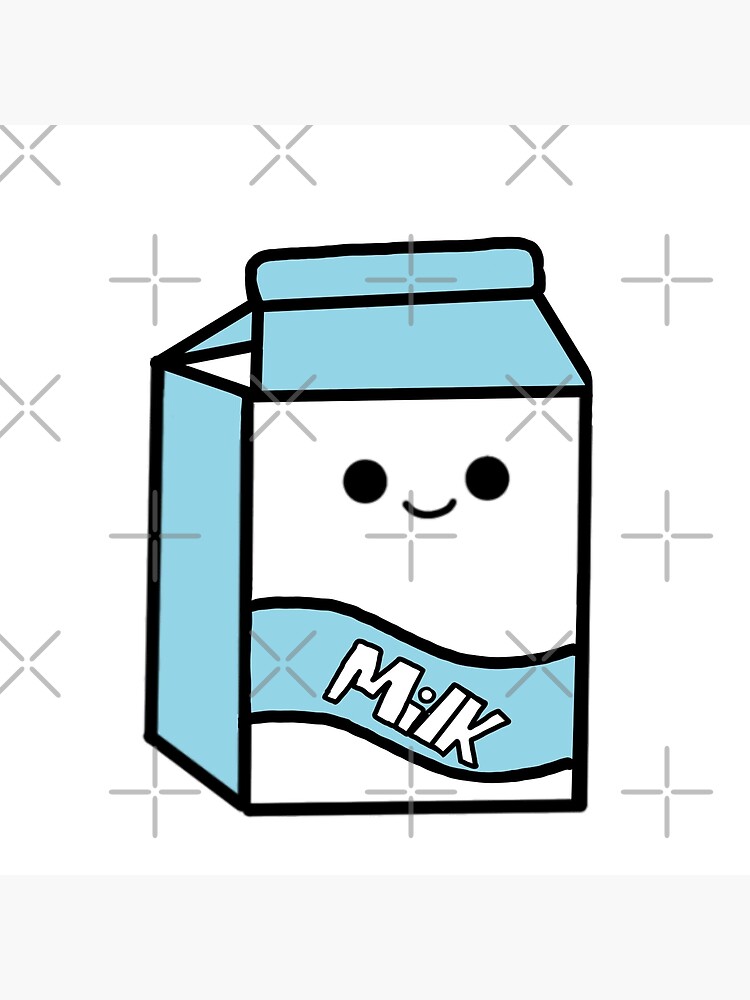 Kawaii Milk Carton Poster For Sale By Mysticartshop Redbubble