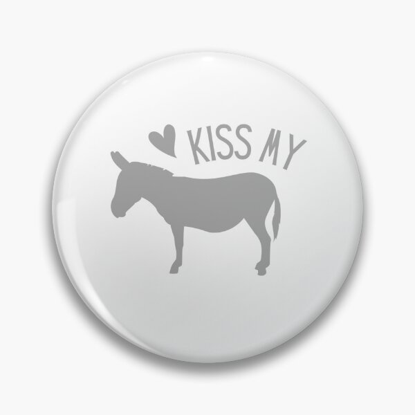 Item preview, Kiss My Ass | Donkey | Funny Donkey designed and sold by Presto Prints Design.