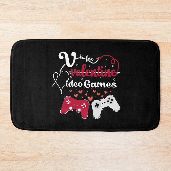 Item preview, V Is For Video Games - Game controller illustration - Funny Valentines Day Gamer Boy Men designed and sold by Creativy.