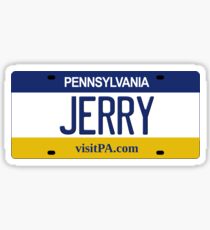 Pennsylvania License Plate - Jerry Edition Sticker