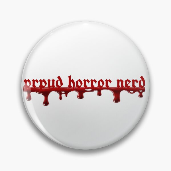 Item preview, proud horror nerd designed and sold by Fictionette25.