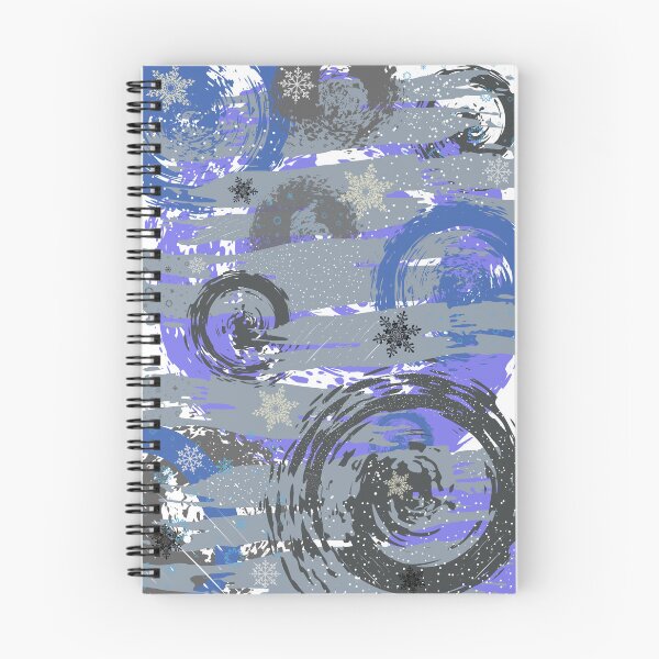 Item preview, Blue Snowflake and Swirl Twist Abstract  designed and sold by Project182500.