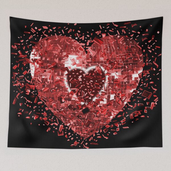 Item preview, Shattered Red Disco Heart designed and sold by Deborah Camp.