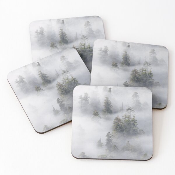 Item preview, Redwoods National Park Foggy Forest Flannel designed and sold by artcascadia.