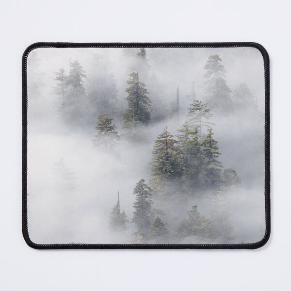 Item preview, Redwoods National Park Foggy Forest Flannel designed and sold by artcascadia.