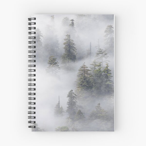 Item preview, Redwoods National Park Foggy Forest Flannel designed and sold by artcascadia.
