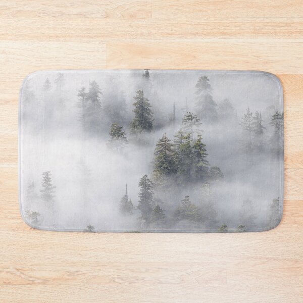 Item preview, Redwoods National Park Foggy Forest Flannel designed and sold by artcascadia.