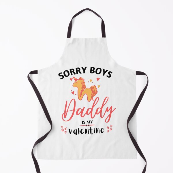 Item preview, Sorry Boys Daddy is My Valentine | Funny Valentine's Quote For Little Girls designed and sold by be-great.