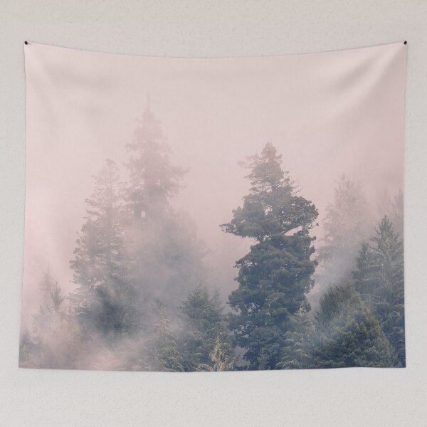 Item preview, Redwoods National Park Foggy Forest designed and sold by artcascadia.
