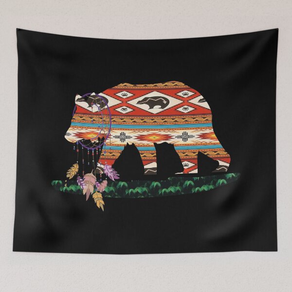 Item preview, Native American Bear the best gifts for any american dad father mom mother boy girl child designed and sold by ZoldicShop.