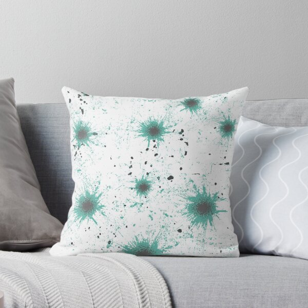 Item preview, Aqua Splats Abstract designed and sold by Project182500.