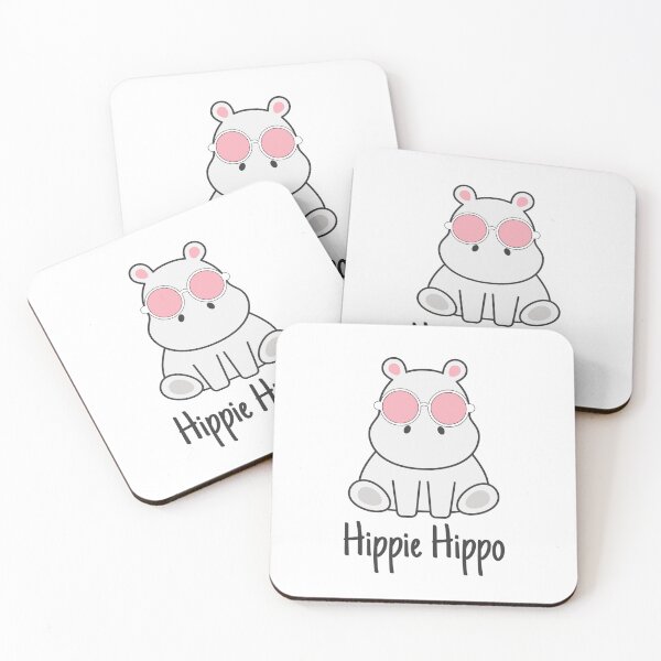 Item preview, Hippie Hippo | Hippo Shirt | Cute Hippo | Hippopotamus designed and sold by Presto Prints Design.