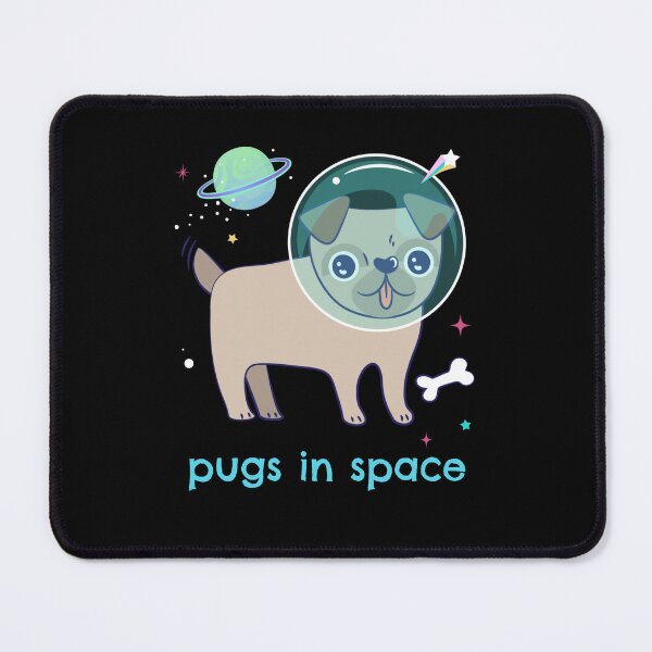 Item preview, Pugs in Space designed and sold by createdbycam.