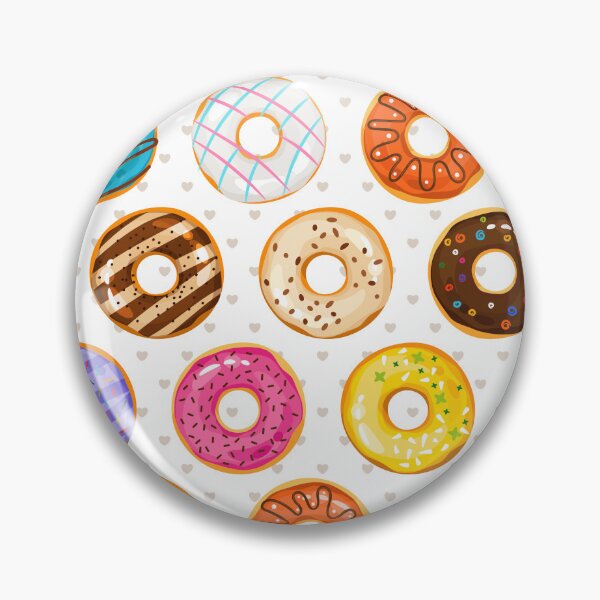 Item preview, Powdered Donuts Design With Hearts designed and sold by SpotWarehouse.