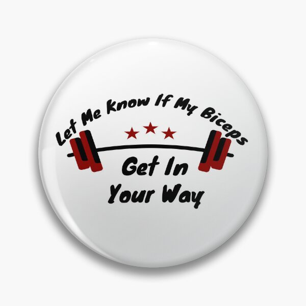 Item preview, Let Me Know If My Biceps Get In Your Way,Funny gym Present,Gym gift,Fitness designed and sold by aydidi.